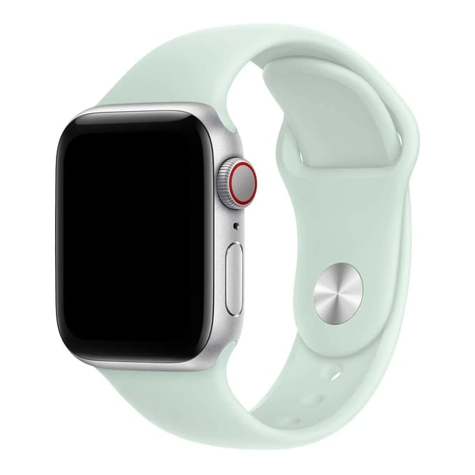 2+1 | Apple Watch Bandje Ovaro - Siliconen - Aquamarijn