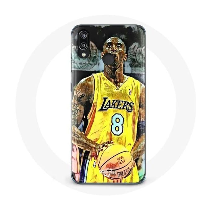 Coque - NBA - P20 Lite - Kobe Bryant Dunk lakers 8 - Noir - Souple noir