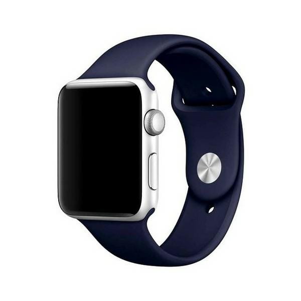 Bracelet en Silicone Mercury Silicon Pour Apple Watch 38/40/ 41 Mm Bleu