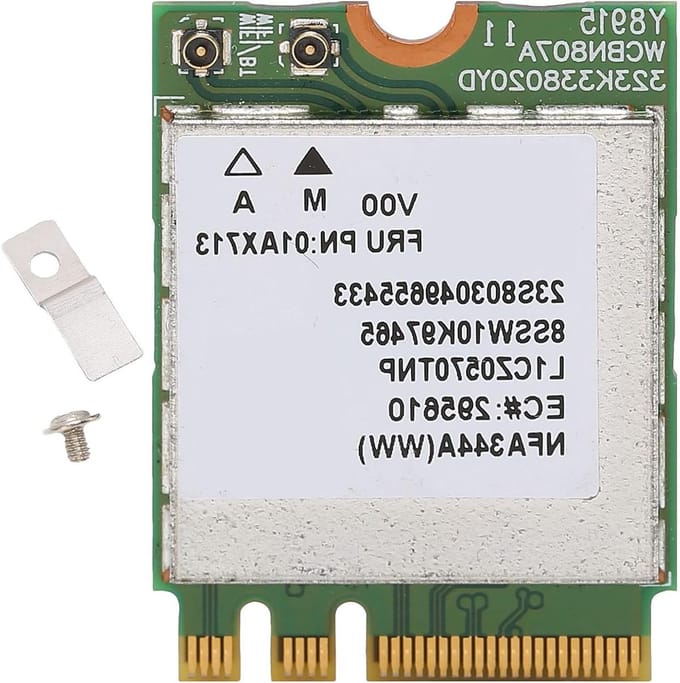 M.2 WiFi kaart - Draadloze netwerkadapter - Snelle internetverbinding - 867 Mbps snelheid - M.2 interface - default