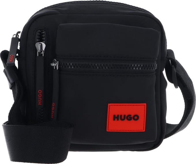 HUGO Schoudertas Ethon 2.0 N Multi Pocket Black Zwart