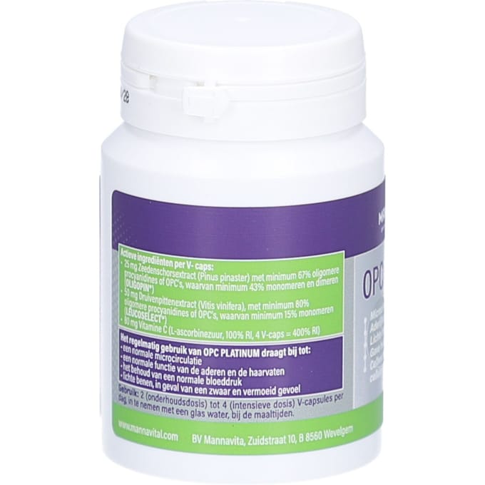 Mannavital OPC Platinum 60 Harde capsules