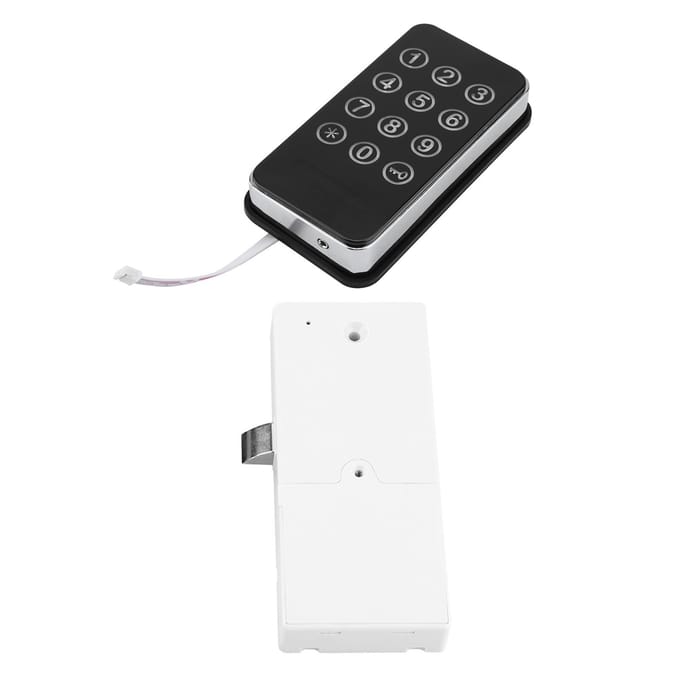 Serrure à combinaison à code numérique pour armoire en alliage de zinc, serrure à code de sécurité pratique pour spa black