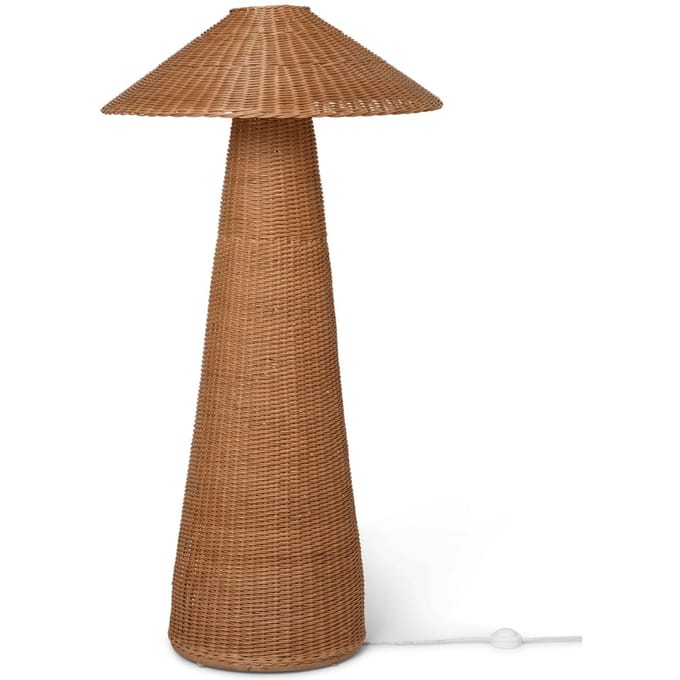 Ferm Living - Dou vloerlamp - bruin
