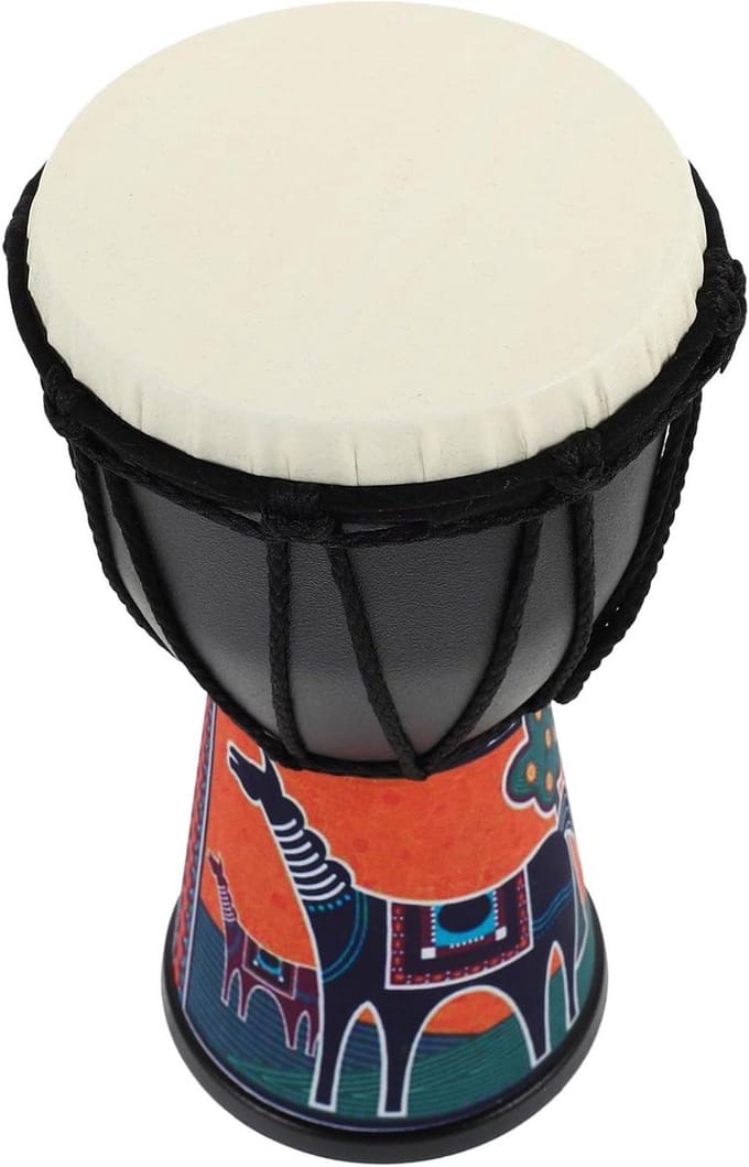 Handtrommel Percussie - Kinder Instrument - Muziek Ontwikkeling - Authentiek Geluid - 20 x 10 x 10 cm - Multi