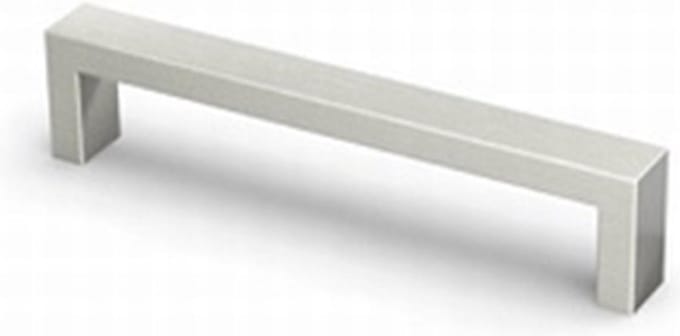 AVENUE decoration meubelgreep | model "Square" | 96 x 25 mm | kunststof | alu-look