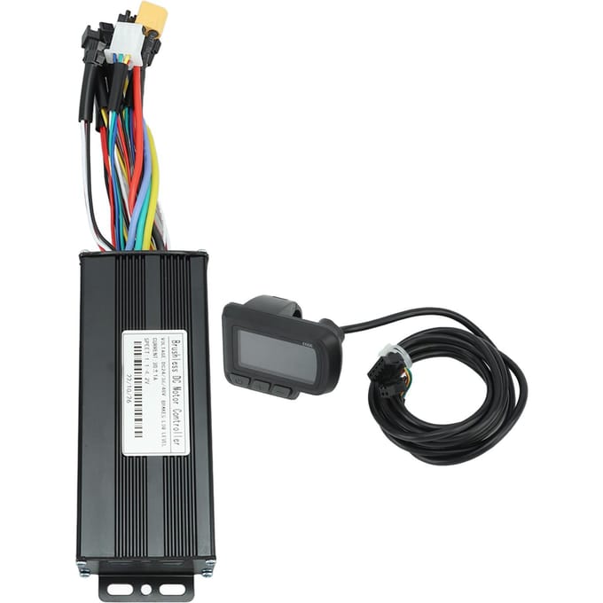 24V 36V 48V 1000W-1500W 30A 3 Modi Sinusgolf Controller LCD Display Kit voor Elektrische Fiets Scooter gray