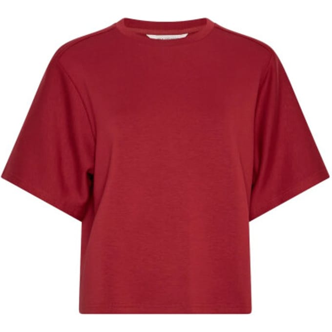 MSCH Copenhagen Mschmaelee Ima Q 2 4 Sweatshirt Tops & T-shirts Dames - Shirt - Rood - Maat M/L