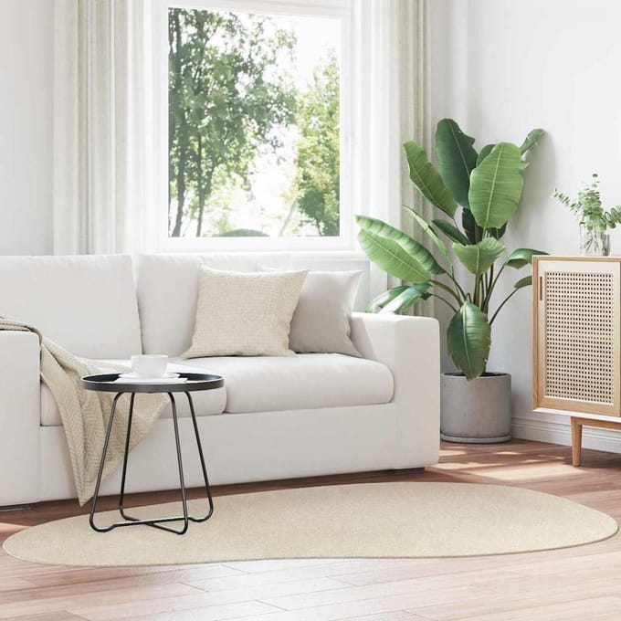 vidaXL - Tapijt - HUARTE - Beige - 140 - x - 200 - cm - Polyester