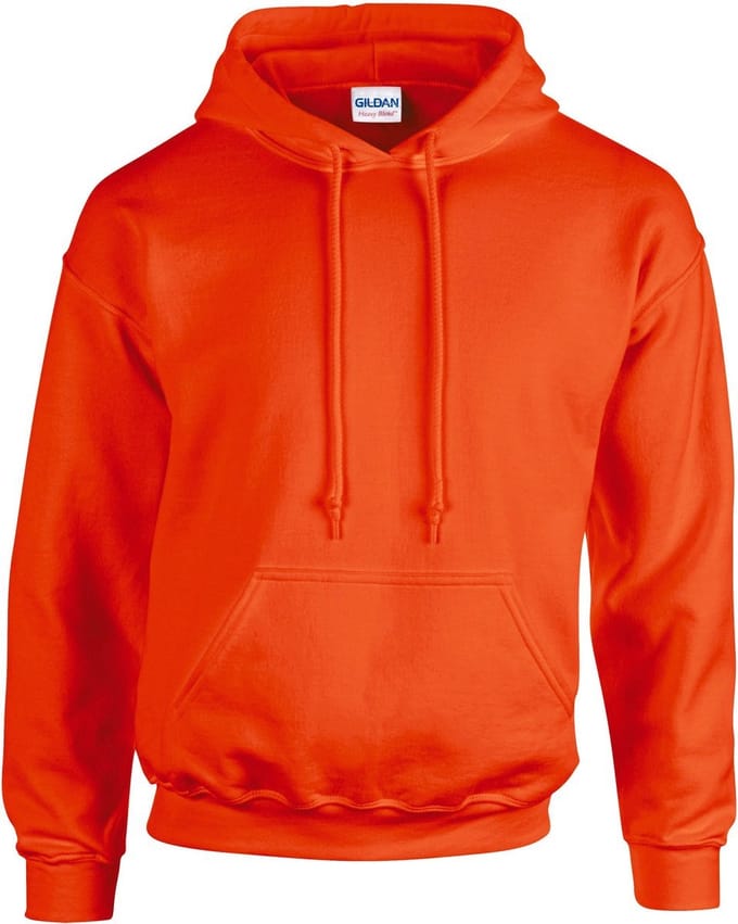 Gildan Heavyblend Hooded Sweater unisex Oranje L