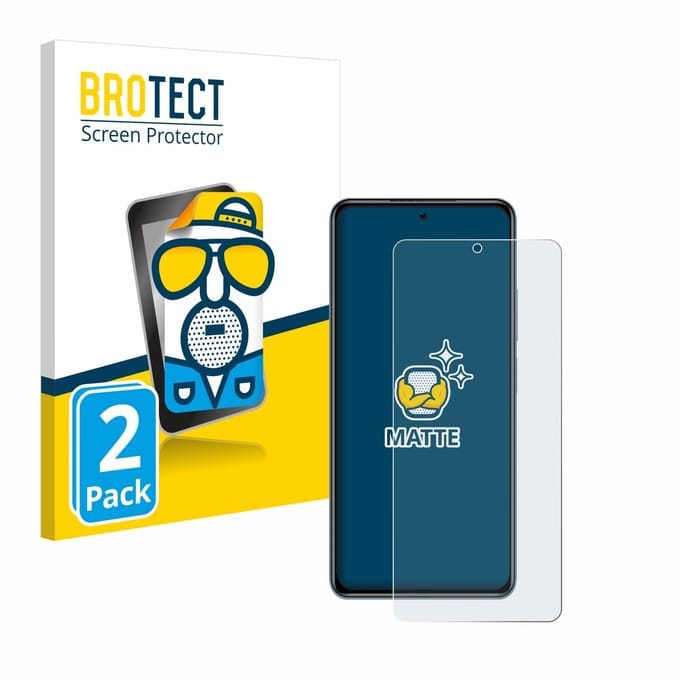BROTECT - Screenprotector voor Xiaomi Poco F3 - Folie Beschermfolie matte 2 Stuks
