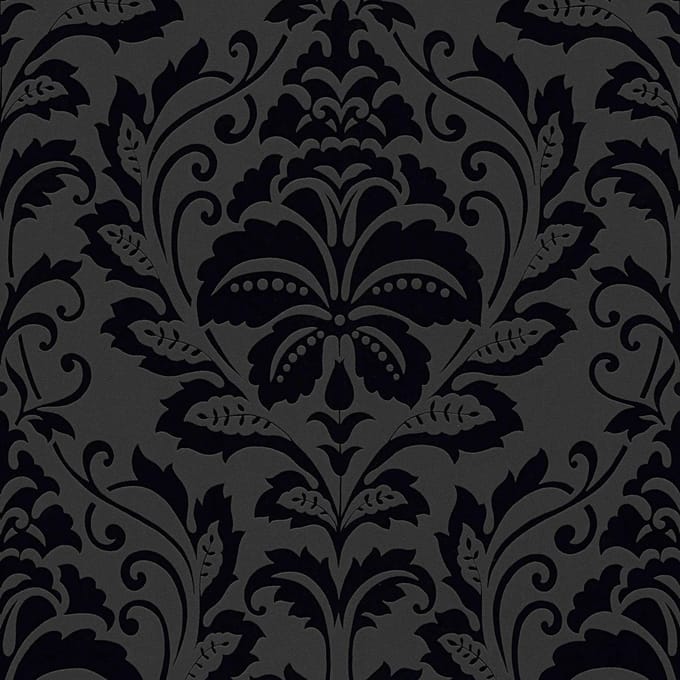 BAROK ORNAMENTEN BEHANG | Klassiek - zwart mat en glans - A.S. Création Black&White 4