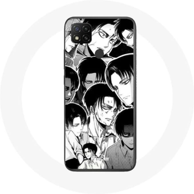 Xiaomi Redmi 9C Case-aanval op Titan Manga Levi Ackerman