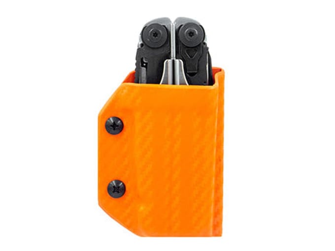 Clip & Carry Kydex Sheath CF-Orange Leatherman Surge