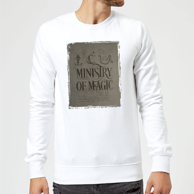 Harry Potter Ministry Of Magic trui - Wit - M