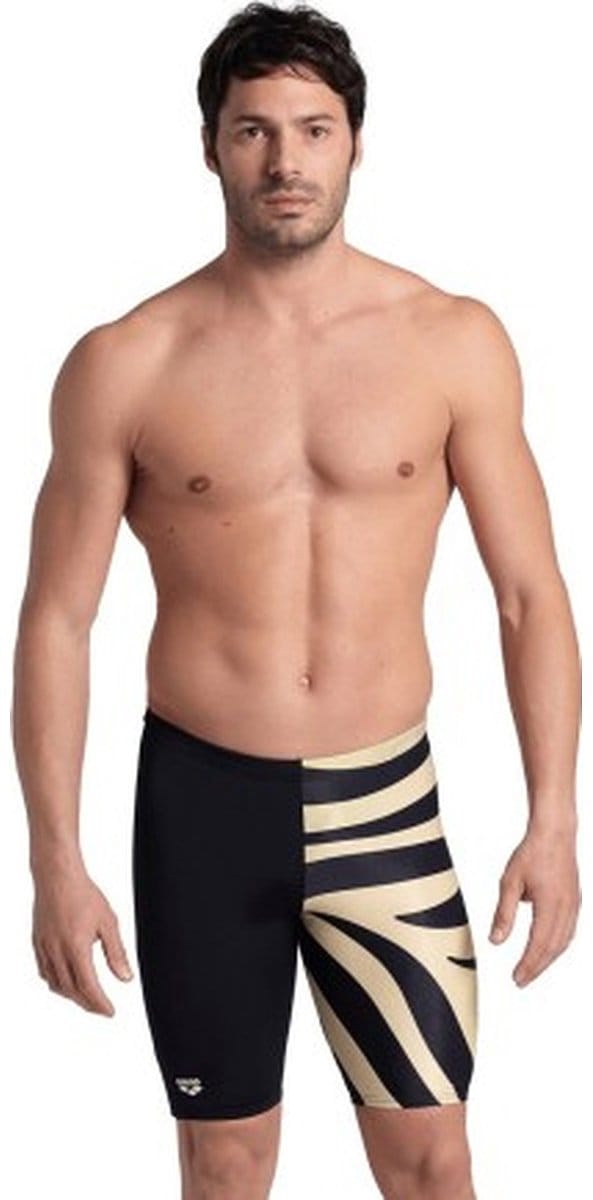 Arena Multi Stripes Zwemshort Heren - Zwart / Wit / Multicolor | Maat: 80