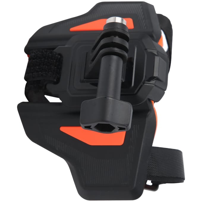 TELESIN Action Camera Universele Motorhelm Kinmontage Riem Bevestigingsbeugel Houder black