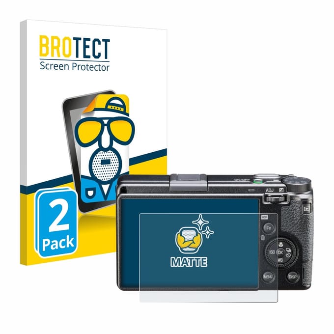 BROTECT - Screenprotector voor Ricoh GR III HDF - Folie Beschermfolie matte 2 Stuks
