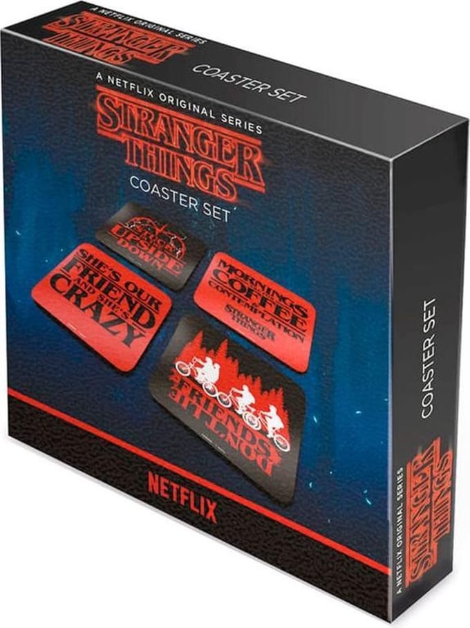 Onderzetters - Stranger Things - set van 4