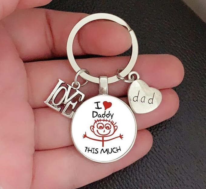 Sleutelhanger | I love daddy | vaderdag