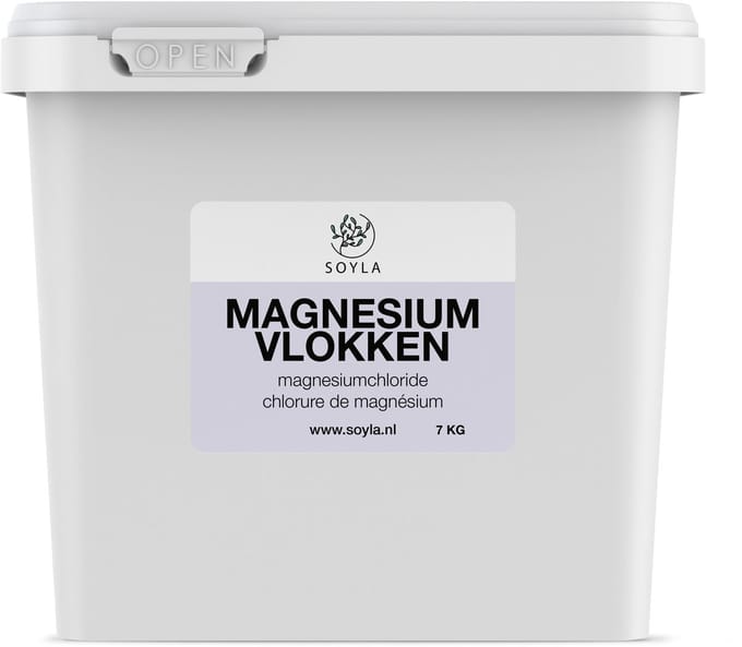 Magnesium vlokken - Magnesium Chloride - 7 KG - Herkomst Nederland