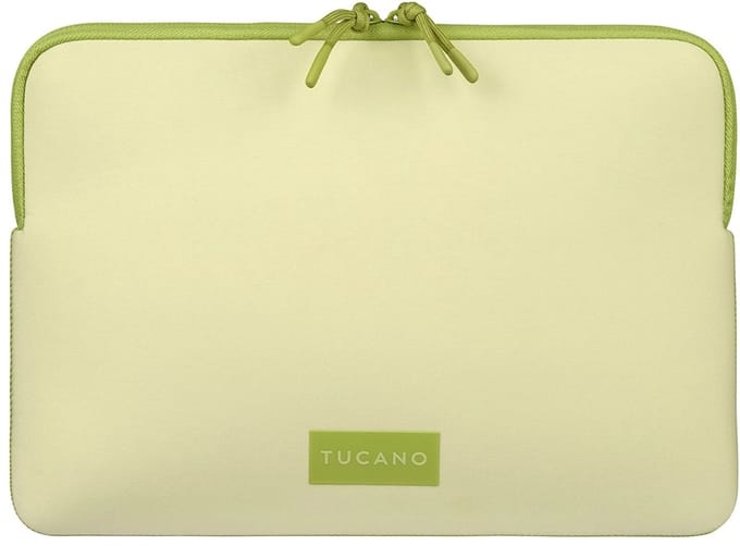 Tucano One Sleeve MacBook Neo 13 – Waterbestendig – Extra Compartiment voor Notebook – Uitgerust met Krasbescherming - Geel