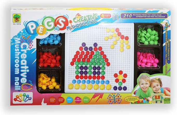 Steekknopjes Creative Mushroom Nail 210 Delig