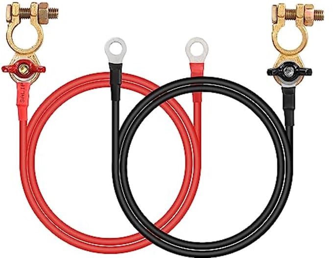Batterij Terminal Connectors Kabel 10AWG voor Auto, Marine en Solar