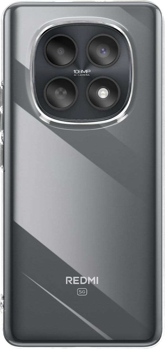 Mayaxess, Hoesje voor Redmi Note 15 Zachte Siliconen Bescherming, Transparant