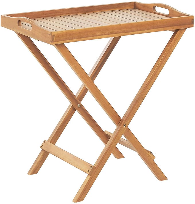 JAVA - Tuintafel - Lichtbruin - 68 x 45 cm - Acaciahout