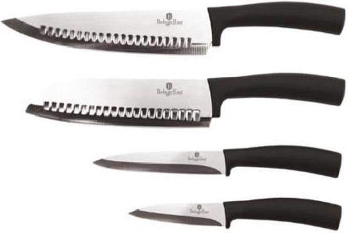 Berlinger Haus 2466 - 4 delige messenset - black Silver collection