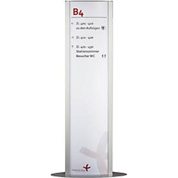 Vloerstandaard voor binnen Frankfurt, 1800 x 500 mm