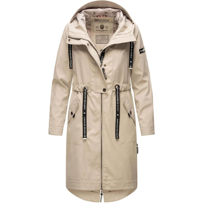 Navahoo Dames Tussenmantel Josinaa – Licht & Modern met Capuchon