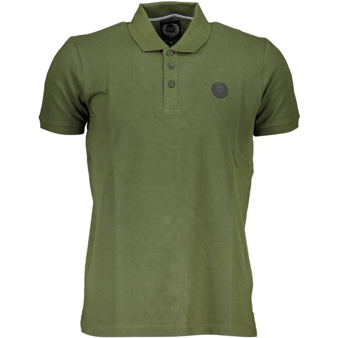 Gianmarco Venturi Verde Katoenen Heren Polo