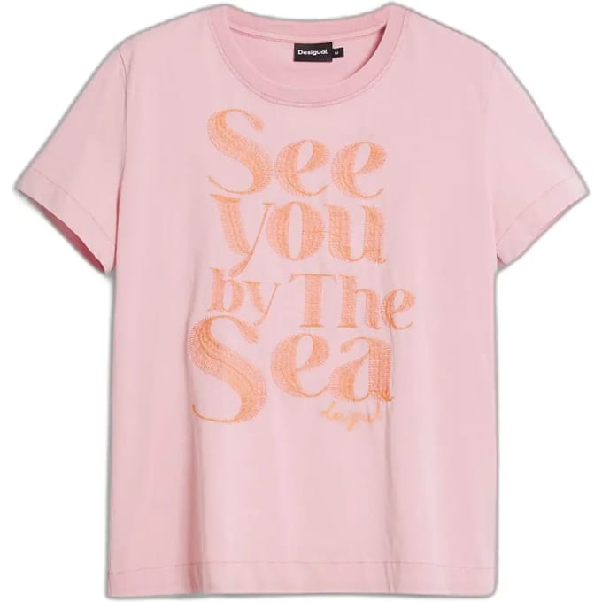 Dames-T-shirt Desigual Repris