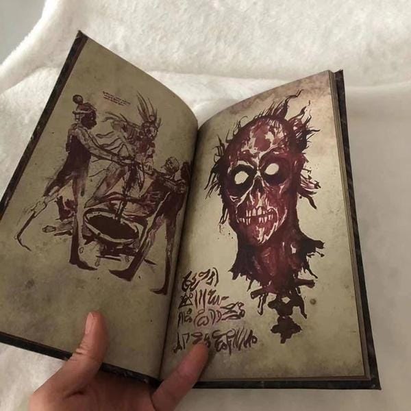 Necronomicon 3D Solid Dark Magic Boek Demon Evil Dead Summon Boek Repro Prop three-dimensional