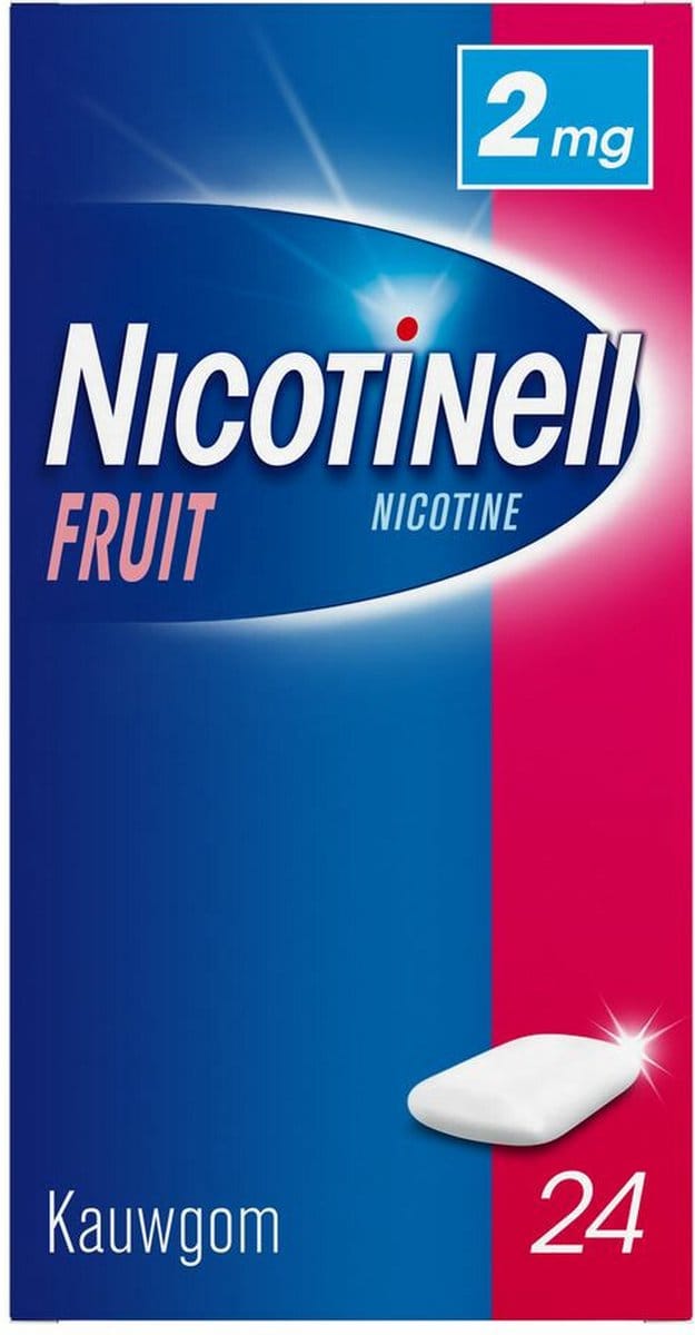 Nicotinell Kauwgom Fruit 2mg - 2 x 24 stuks