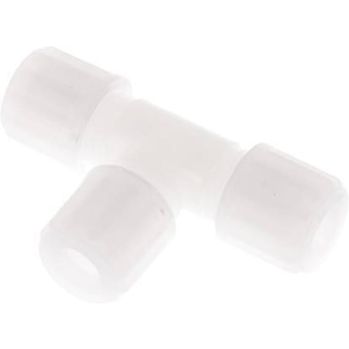 8x6mm PVDF T-Vormige Knelfitting 10 Bar