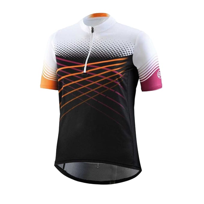 Bicycle Line Edera MTB-fietsshirt voor dames (Zwart/Oranje)