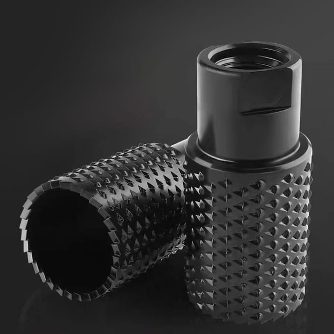 Meuleuse d'angle Tête de meulage rotative Ouvre-trou pour bois Râpe rotative pour meuleuse d'angle Type 100125 M10 M10