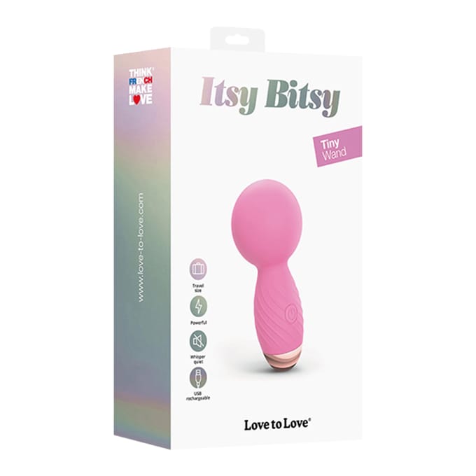 Love to Love - Itsy Bitsy - Mini Wand Vibrator - Roze
