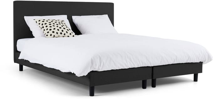 Maxi Box Ambra met Easy Pocket 300 matras - 140 x 200 cm - dark grey