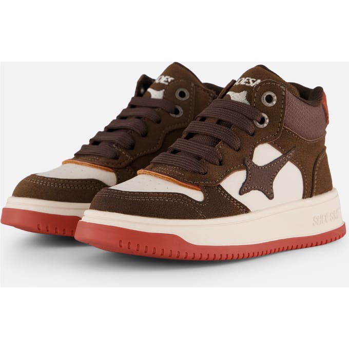 Shoesme New Outsole Sneakers bruin Leer - Maat 23