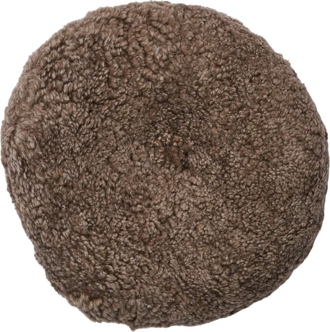 Sheepskin House - Rond Kussen - Dubbelzijdig - D40 cm