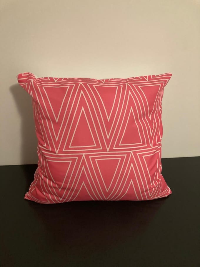 Nordic Geometry Collection Kussenhoes – Pink Edition - 45x45 cm