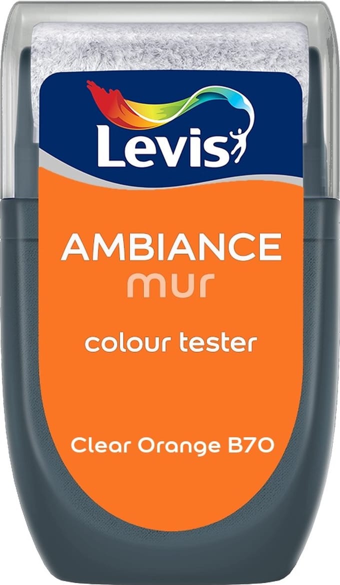 Levis - Muurverf Kleurtester Mat Mix - Clear Orange B70 - Mengverf - 30 Ml