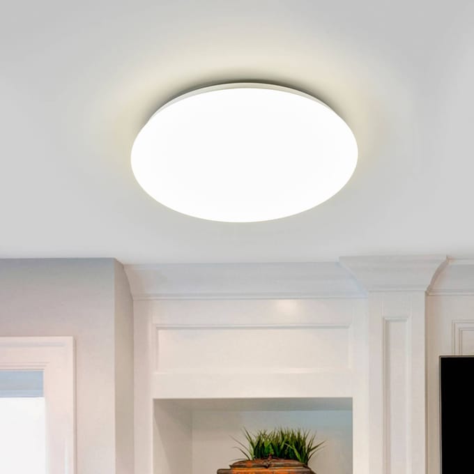 Philips Suede plafonnière - koelwit licht - 38cm
