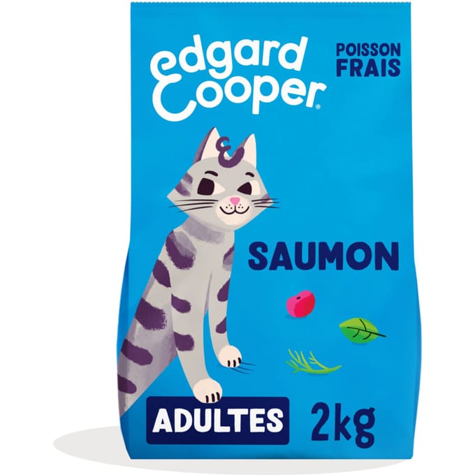 2x2kg Adult Zalm Graanvrij Edgard & Cooper Kattenvoer