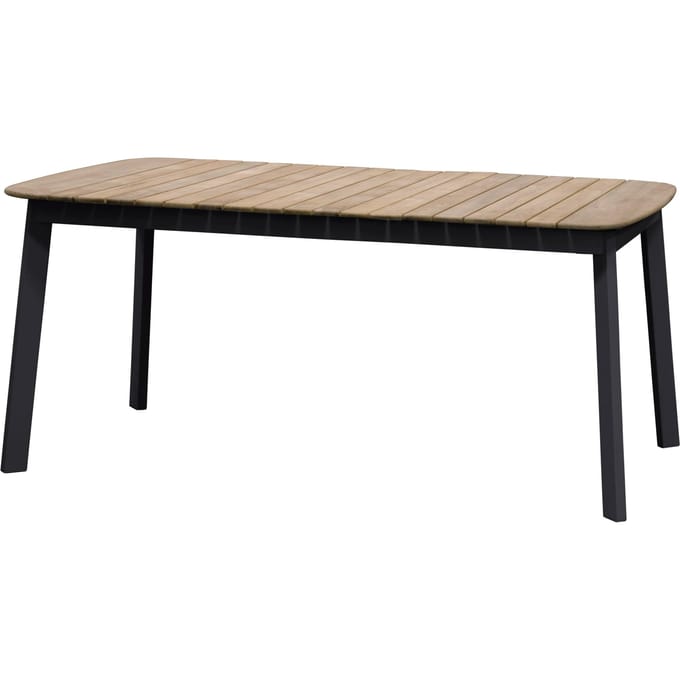 Emu Shine tafel - Teak - zwart - S