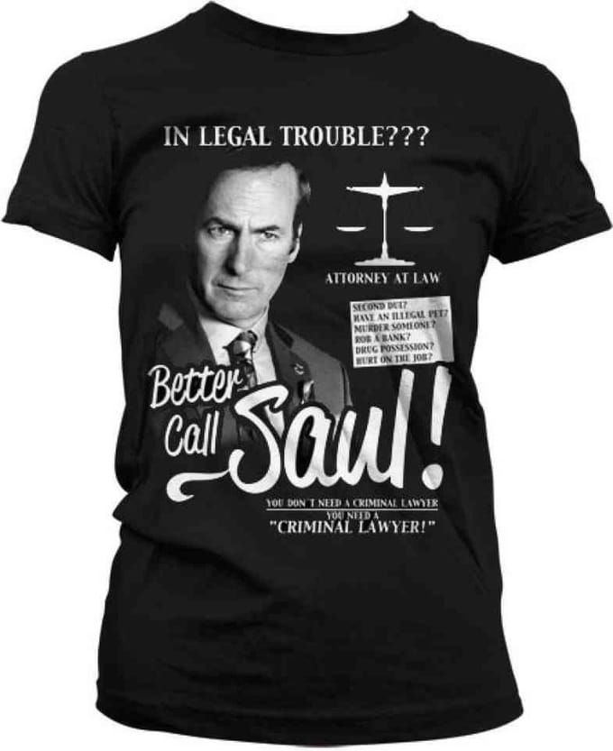 Breaking Bad Dames Tshirt -XL- Better Call Saul Zwart